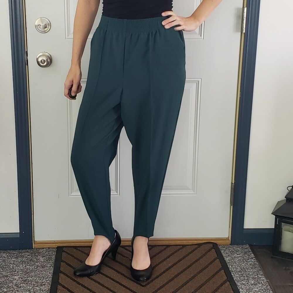 70s Green‎ Stirrup Pants